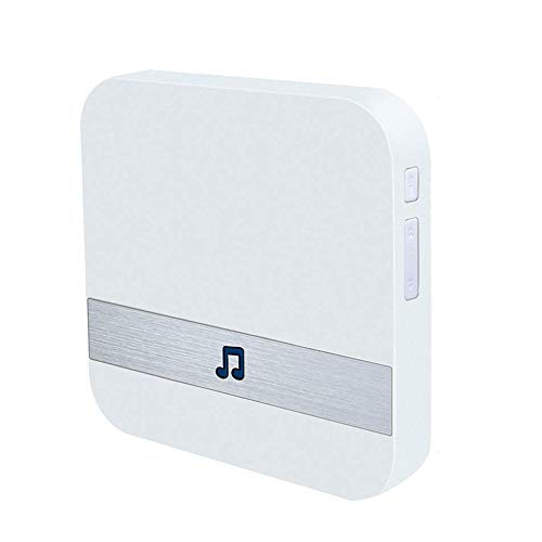 Plug-in Chime, Wireless Indoor Doorbell Extender for Video doorbell with Camera, White