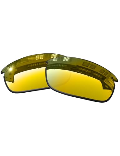 Image of OOWLIT Replacement Lenses Compatible with Oakley Flak Jacket OO9008 Sunglass