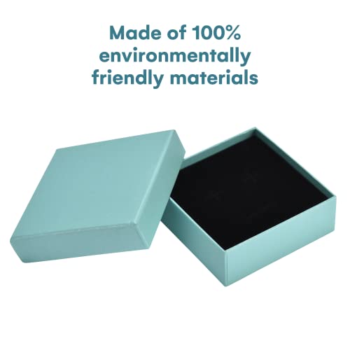 Dawhud Direct Small Jewelry Gift Boxes - Cardboard Jewelry Packaging Box For Earrings, Necklaces, Bracelets, Wedding Ring - Small Compact, Simple And Elegant Present Box #TOP2