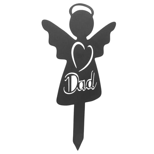 Parliky Decorazione Cimitero Angelica Metallo Pali Commemorativi Per e Cimiteri Per Ricordare Papà Con e Durabilità
