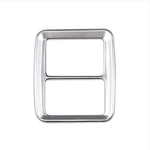 RUIQ ダイハツ 新型アトレー S700V S710V 専用 内装 ハザードスイッチベースパネル ベゼル トリム ハザードスイッチ ボタン インテリアパネル Daihatsu ATRAI 専用設計 (サテンシルバー)