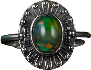 Anello Donna Argento 925,Anello Anti Ansia In Pietra Di Occhio Di Tigre Genuino per Uomo E Donna, Fascia In Argento Con Pietra Preziosa Naturale, Rings Dell'Eternità Fatto A Mano, Regalo