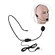 KIMISS Headset Mikrofon Kabelgebundenem Noise Cancelling Mikrofon, 3,5 mm am Kopf montiertes kabelgebundenes Kondensatormikrofon für Call Center,Home Office,Online-Kurse,Lehrer, Tourführer usw