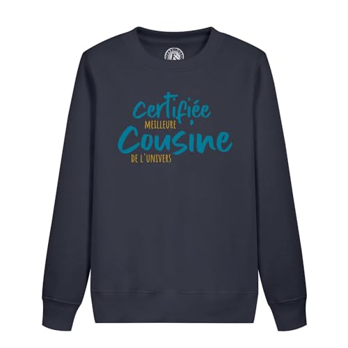 Sweatshirt enfant Meilleure Cousine de l'univers coupe ajustée supérieure