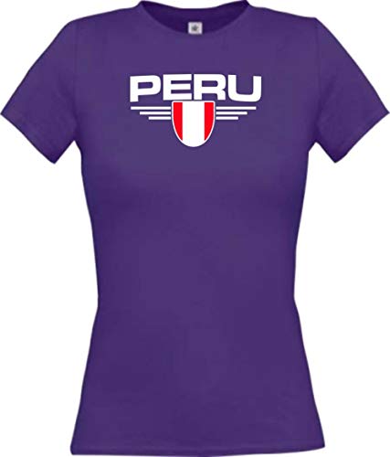 Tee-Shirt Pérou Personnalisable avec Armoiries et Flocage au Choix