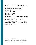 Code Of Federal Regulations Title 10 Energy Part