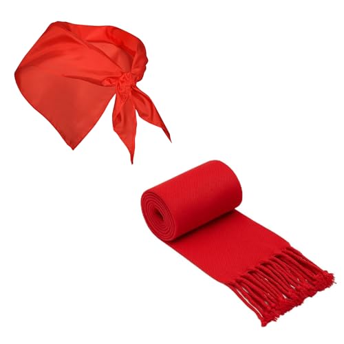 San Fermín Rojo + Pañuelo Fajas y Pañuelos, 100x70 cm, 250x12 cm