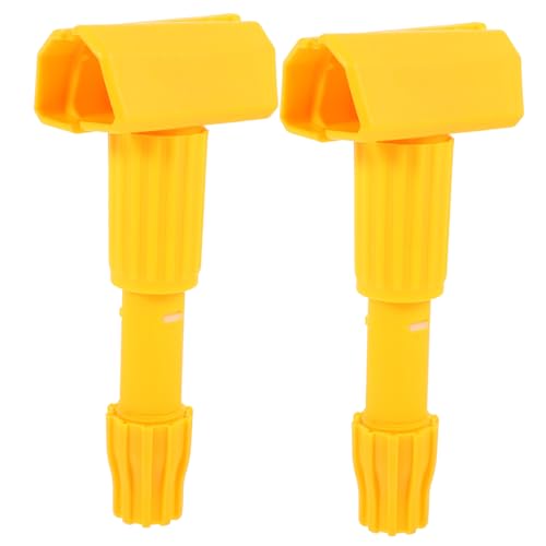 COOLHIYA 2 Pack Mop Head Clips Detachable Mop Head Clamp