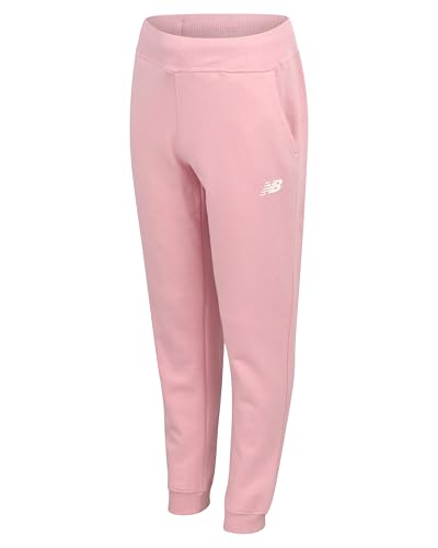 Image of New Balance Girls Sweatpants, Fleece Joggers, Drawstring Waist & Pockets