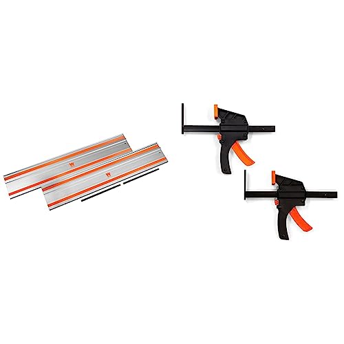 WEN CT9110 110-Inch Track Saw Track Guide Rail and Adapters