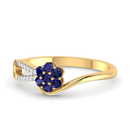 pc jeweller Yellow Gold and Diamond Ring for Women-picture-29