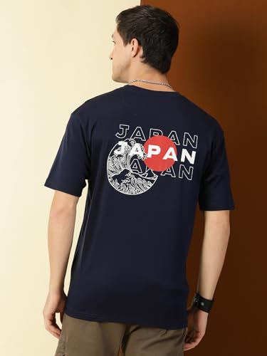 Image of Thomas Scott Men's | Graphic | Half Sleeve | Oversized Fit | 100% Cotton | Crew Collar | Casual Tshirt