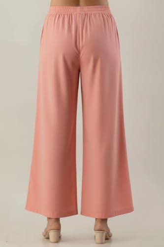 Image of Moirai Super Soft Viscose Rayon Palazzo Pants for Women Relaxed & Regular Fit Solid Palazzo for Women & Girls Casual Ethnic Wear
