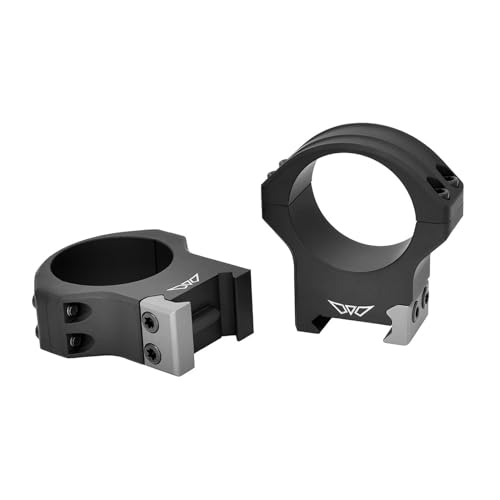 WARNE HyperLite Picatinny-Style Rings 34mm High Matte Black