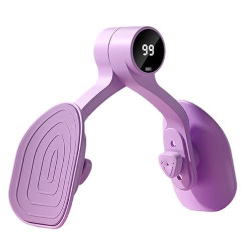Suelo pélvico más fuerte para mujeres Elvie - Ejercicio del muslo con curvatura ergonómica Paneles ovalados | Entrenador de fitness para sala de juegos, gimnasio, área de trabajo y estudio de yoga