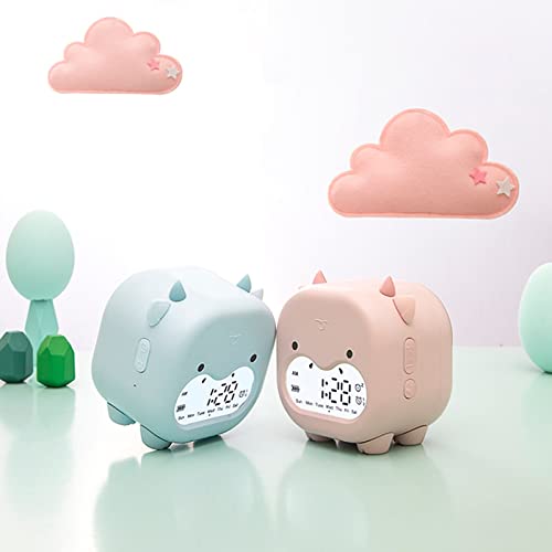 Laputa Digital Alarm Clock,Table Clock Usb Powered Rechargeable Energy Saving Led Digital Cow Shape Electronic Clocks Snooze For Office Table Bedroom Nightstand Blue One Size #TOP4