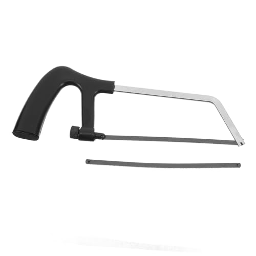 1 Juego mini de mano hojas de espiral rompecabezas mini de mesa para metales en forma de u de arco para trabajar la madera el plastico Black ARTIBETTER