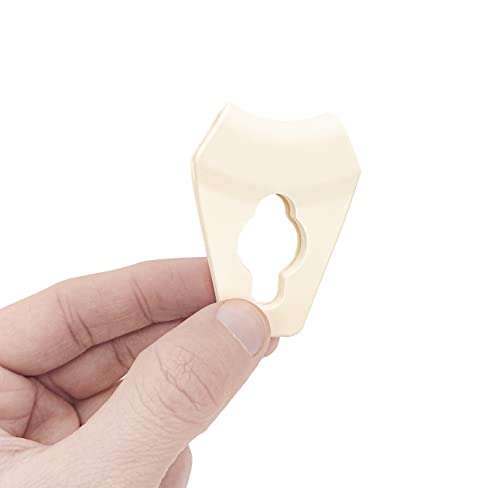 MAGMA 10 Befestigungsringe für Ankerschrauben Poolplane – Verankerungen für elastische und Spanner – Befestigung von elastischen Seilen – Markisen, Hüllen, Camping, Geschäfte, Zelte (weiß)