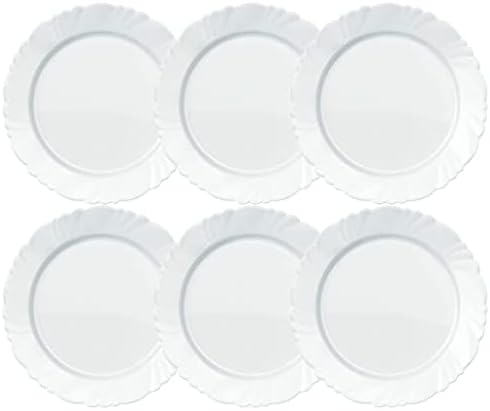 Jogo de Pratos Raso Nadir Duralex Linha Pétala 6 Peças