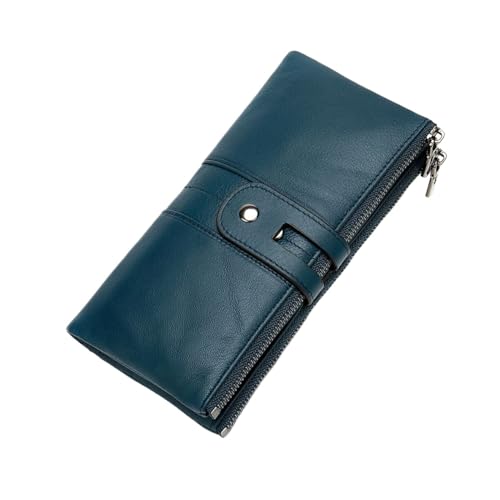 Women's Wallets, Genuine Leather Business Wallets, Blocking Wallet, Money Organisers, Money Clips (Size : Red)