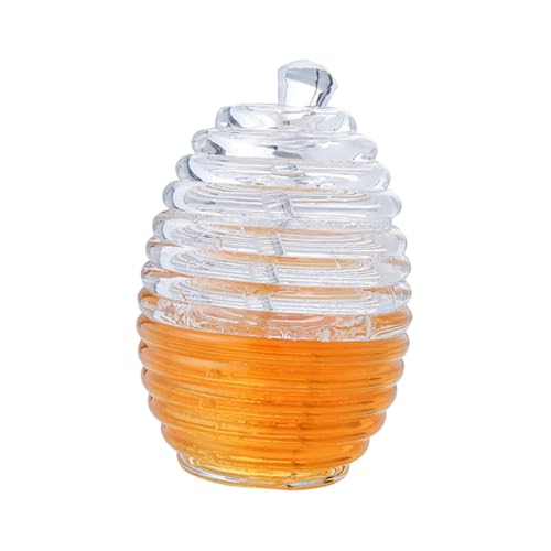 NAMOARLY Acylic Honey Jar Juice Machine Juice Maker Machine Maple Syrup Container Juice Dispenser Acrylic Honey Jar Honey Jar Pot Jar for Syrup Storage Honey Container