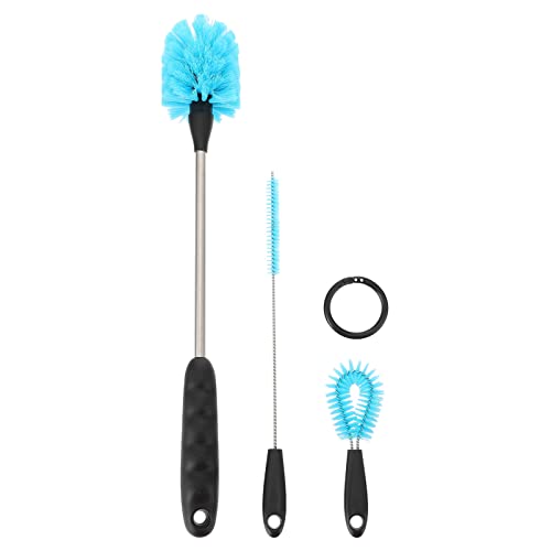 Beavorty 3pcs Cleaning Brush Bottle Cleaner Brush Bottle Brush Cup Brush Milk Bottle Clean Brush Multipurpose Clean Brush Glass Cup Clean Brush Home Brush Long Handle Cleaner Brush