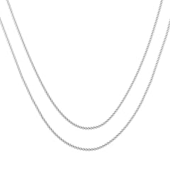 Layered twist rope-silver