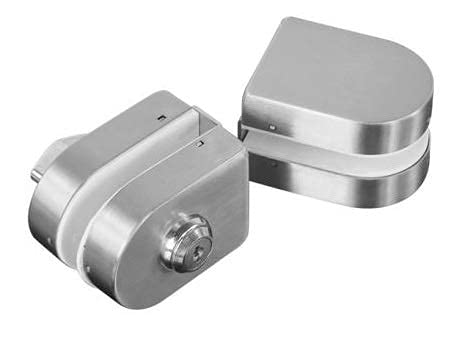 YDT GROUPS Glass Door Lock, SS Frameless Open Anti Theft Security Knob Lock for Home, Office and Bathroom 5 Years Warranty. (K Type - Glass to Glass - ONE Side KNOB and ONE Side Key)