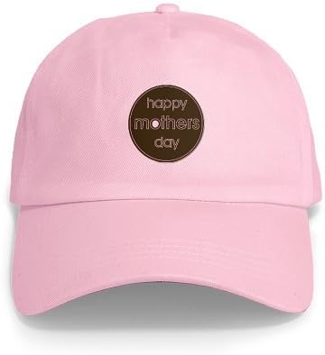 CafePress Happy Mother's Day Brown & Cap Adjustable Baseball Cap