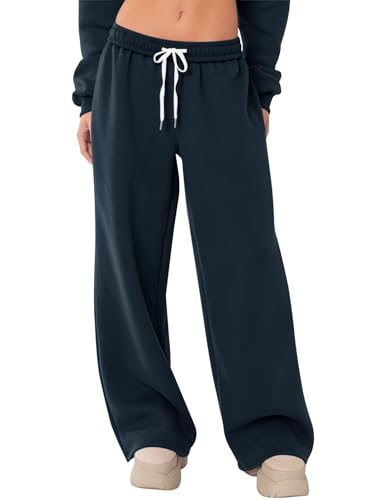 Amazon.com: LOMON Wide Leg Sweatpants Women Fleece Sweat Pants