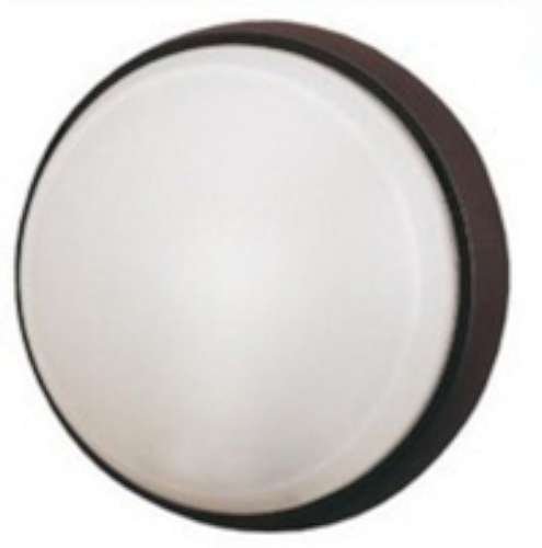 Fenoplastica apliques exterior - Aplique estanco redondo sin rejilla fijación giro gris