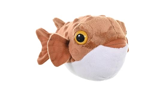Wild Republic Pufferfish, Cuddlekins Mini, Stuffed Animal, 8 Inches, Gift for Kids, Plush Toy, Fill is Spun Recycled Water Bottles