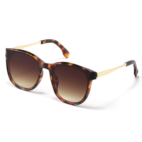 kunchu Sonnenbrille-Damen-Groß-Brillert-Frauen-Retro-Square -Trendy...