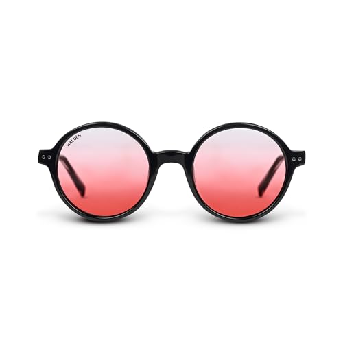 Image of HALDEN inchCOMET inch Series Sunglasses - Italian Sophistication & Japanese Precision in Classic Round Design, 1-Year Warranty
