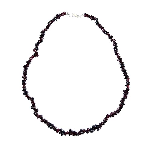 Collier Grenat Baroque d'une élégance rare et finitions soignées