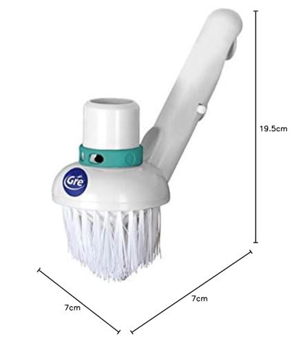 Miniatura 6 de Gre 40806 - Cepillo De Aspiración Para Limpieza De Las Esquinas De Piscina. Compatibles Con Mangueras Diámetro 38 Mm. Accesorios Para Mantenimiento Y Cuidado De La Piscina.