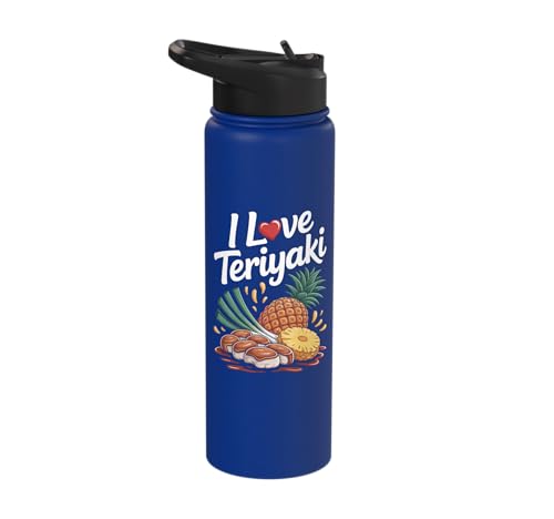 I Love Teriyaki Delightful Tropical Fusion Stainless Steel Insulated Water