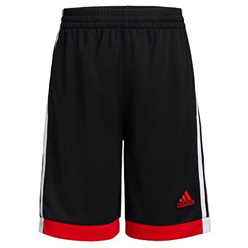 Short adidas garçon noir et rouge en taille M 10-12 ans