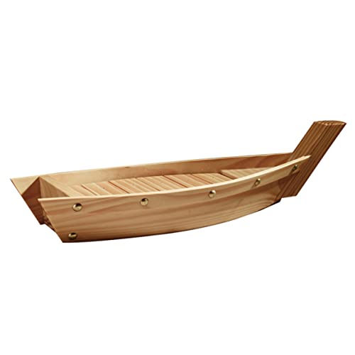 Sosoport Piatto Per Sushi in Legno Piatto Forma Di Barca Vassoio Per Snack in Stile Giapponese Per Cene Di Famiglia e Feste Speciali s