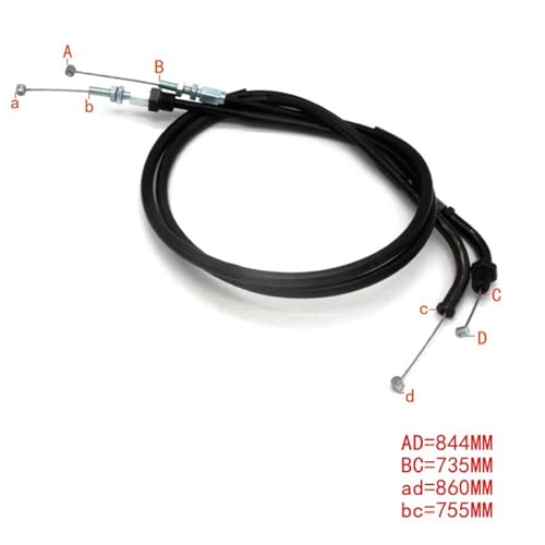 Câble d'accélérateur moto CBR400RR NC23 1987-1989 push-pull