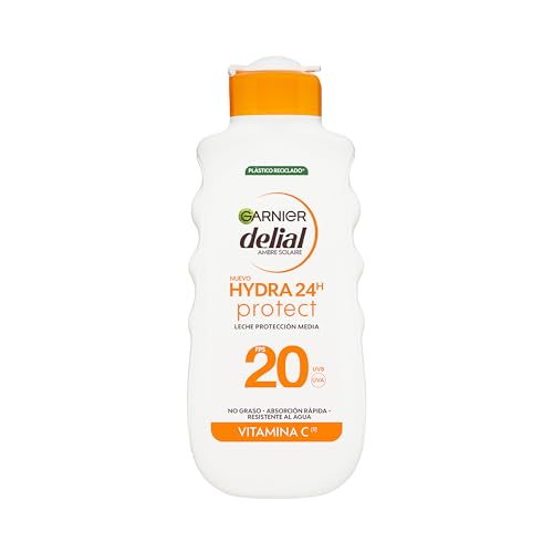 Garnier Delial Adultos Crema Solar Leche Protectora Hidratante 24h IP20-200 ml – Ansicht 1