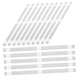 BCOATH 20pcs Hot Melt Glue Strips for Craft Book Binding Multi-use Adhesive Tapes for Document Repair Scrapbooking and Office Supplies and Strong Adhesion