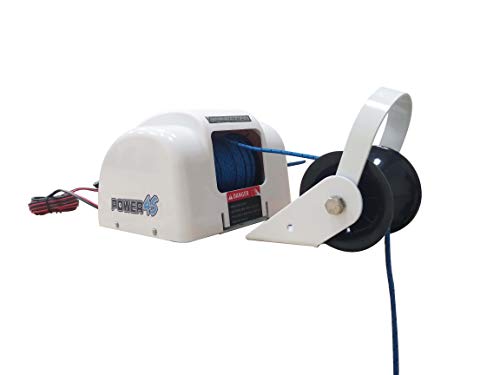 POWER4S 12V Electric AutoDepoly Anchor Winch for 30 lb. Anchor Saltwater Marine Pontoon Boat