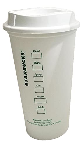 Starbucks Reusable Travel Cup To Go Coffee Cup (Grande 16 Oz)