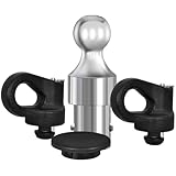 60692 Puck System Gooseneck Hitch Ball Kit, 30000 lbs GTW/ 7500 lbs VTW, 2-5/16-Inch Ball. Compatible with Ford F-250/F-350/F-450 Super Duty, Chevy Silverado, GMC Sierra, Nissan Titan XD Trucks.