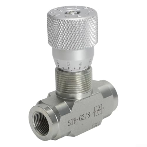 Válvula STB G3/8 con ajuste exacto de flujo para mini excavadoras 7