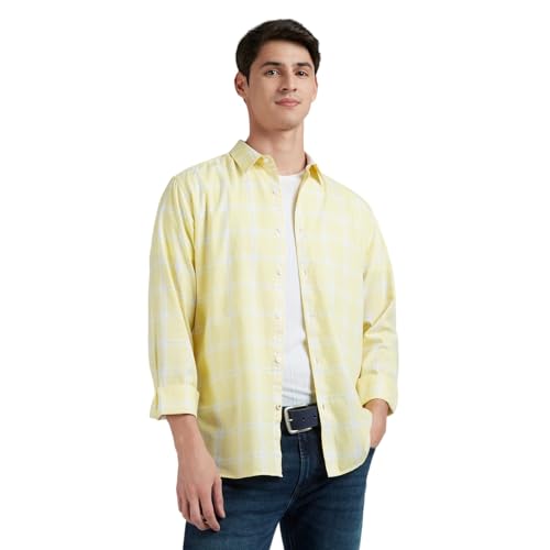 Image of Pepe Jeans Men's Regular Fit Full Sleeve Checkered Cotton Casual Shirt | Check Shirt for Man | Smart & Stylish | Multiple Styles | Mens Casual Shirts