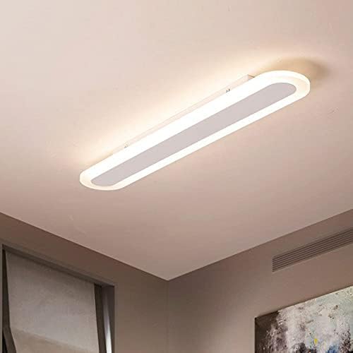 16インチ L 長方形 フラッシュ シーリング ライト シンプル アクリル コーヒー LED フラッシュマウント シーリング ランプ
