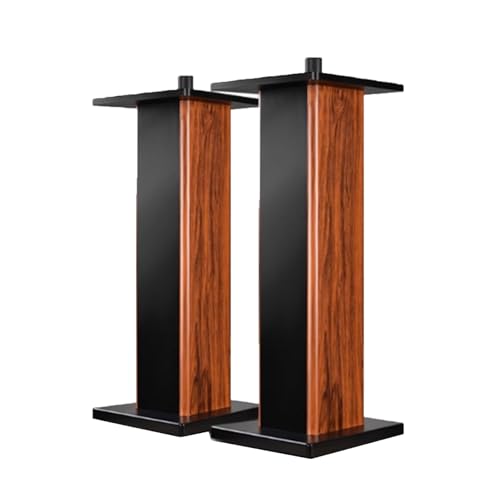 Supports d'enceintes colonne au sol plateau 280x240mm de home cinéma 2 pièces