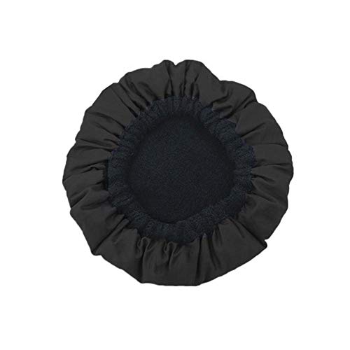 primrosely Dampfhaube für die Haare, Wärmehaube für Mikrowelle, Mikrofaser, Baumwolle, wendbar Schwarz